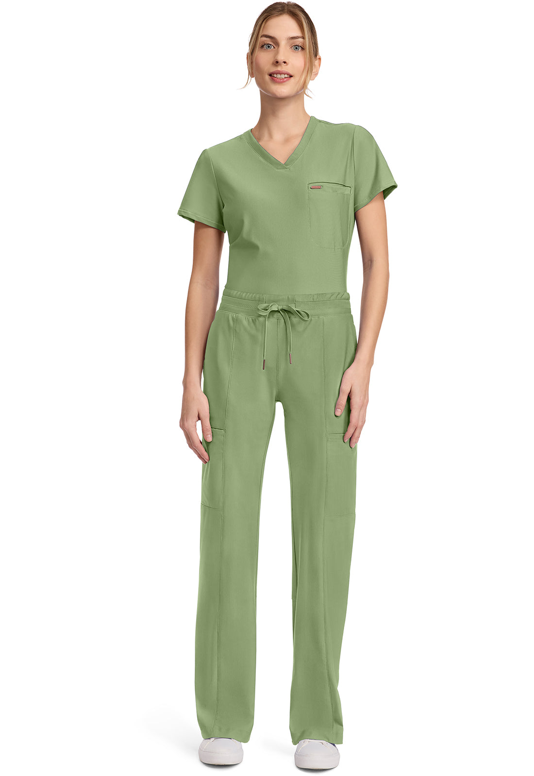 Cherokee Form Scrubs Trouser Leg Pant CK026 in Olive, Sage