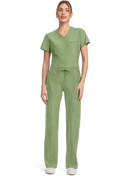 Cherokee Form Scrubs Trouser Leg Pant CK026 in Olive, Sage