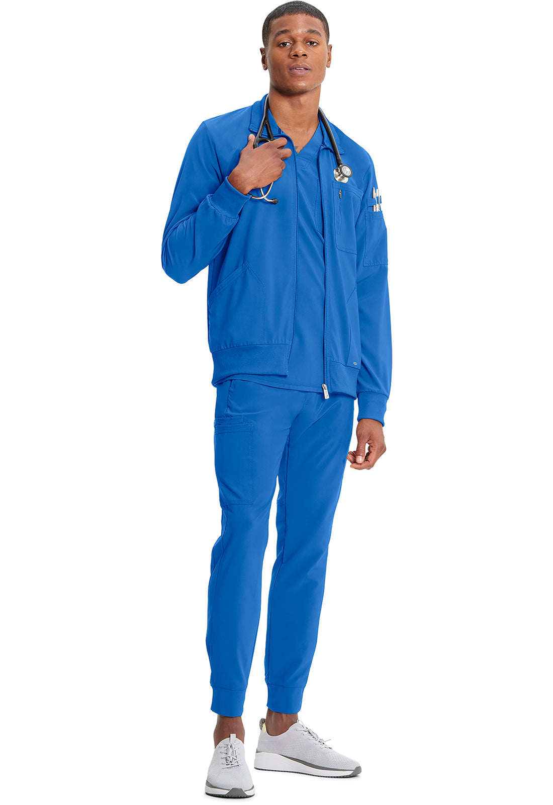 Cherokee Infinity Scrubs Men's Zip Front Jacket CK305A