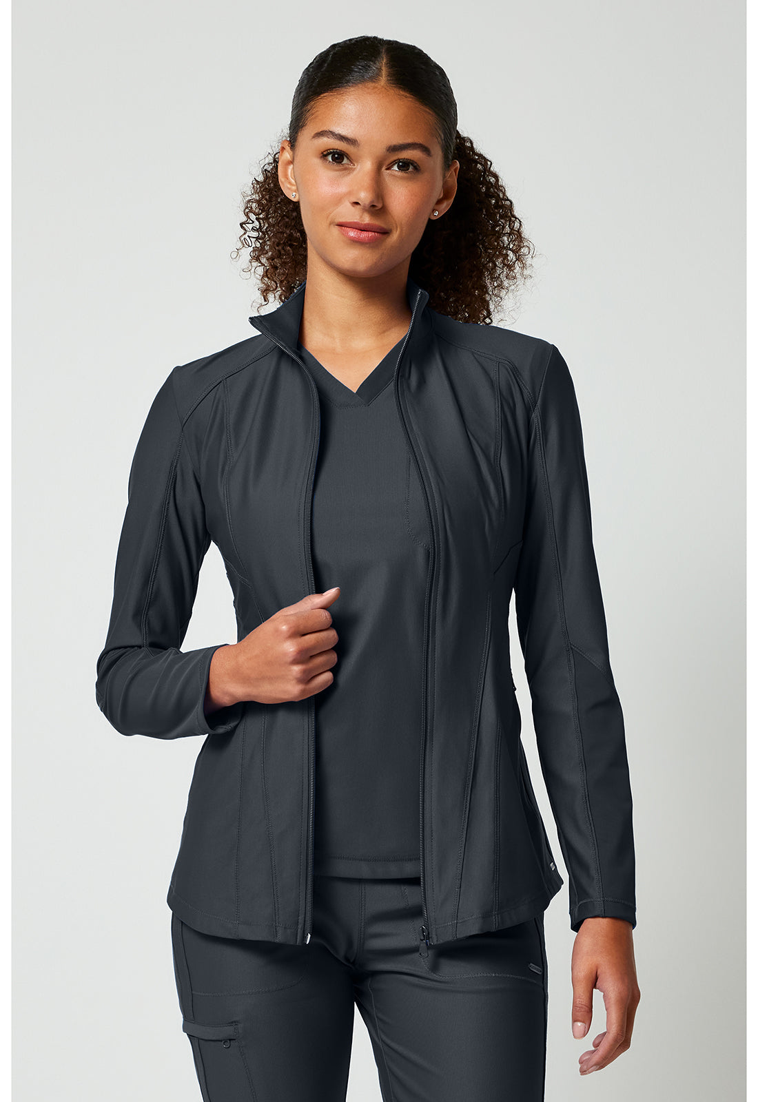 Cherokee Form Scrubs Zip Front Jacket CK398