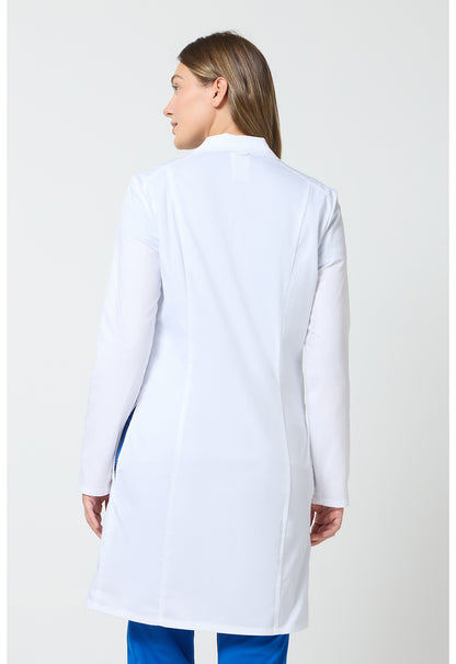 Cherokee Project Lab Women's 37" Lab Coat CK421 WHT
