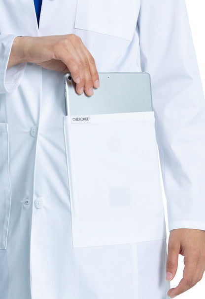 Cherokee Project Lab Women's 35" Lab Coat CK452T WHT