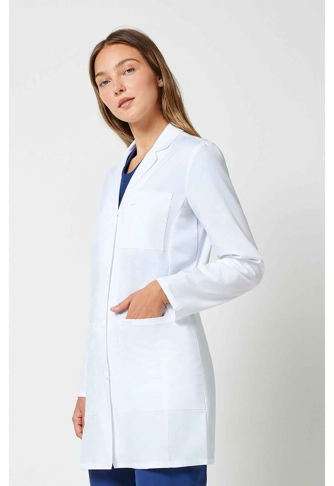 Cherokee Project Lab Women's 33" Lab Coat CK452 WHT