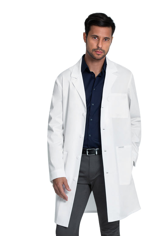 Cherokee Scrubs Unisex 40" Lab Coat CK460T WHT