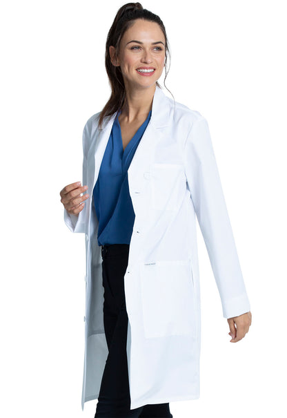 Cherokee Project Labs Scrubs Unisex 38" Lab Coat CK460 WHT