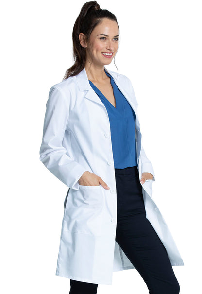 Cherokee Project Labs Scrubs Unisex 38" Lab Coat CK460 WHT