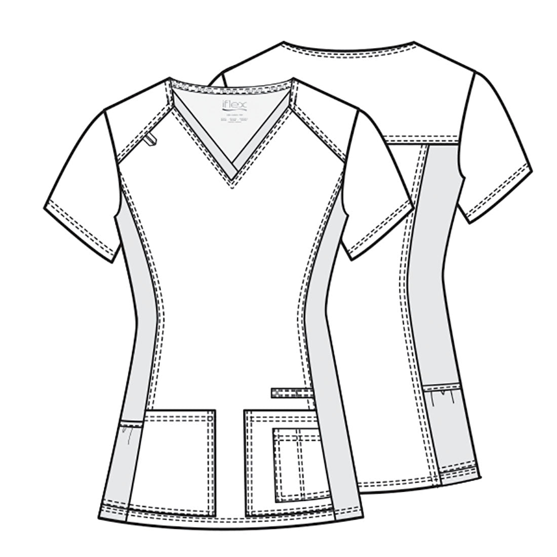 Cherokee iFlex Scrubs V Neck Top CK605