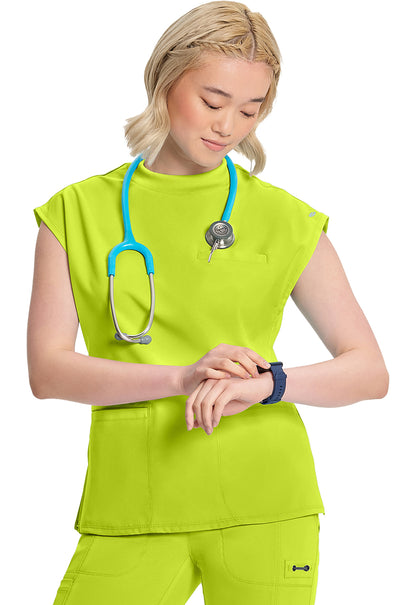 Cherokee Infinity Scrub Mock Neck Top CK742A