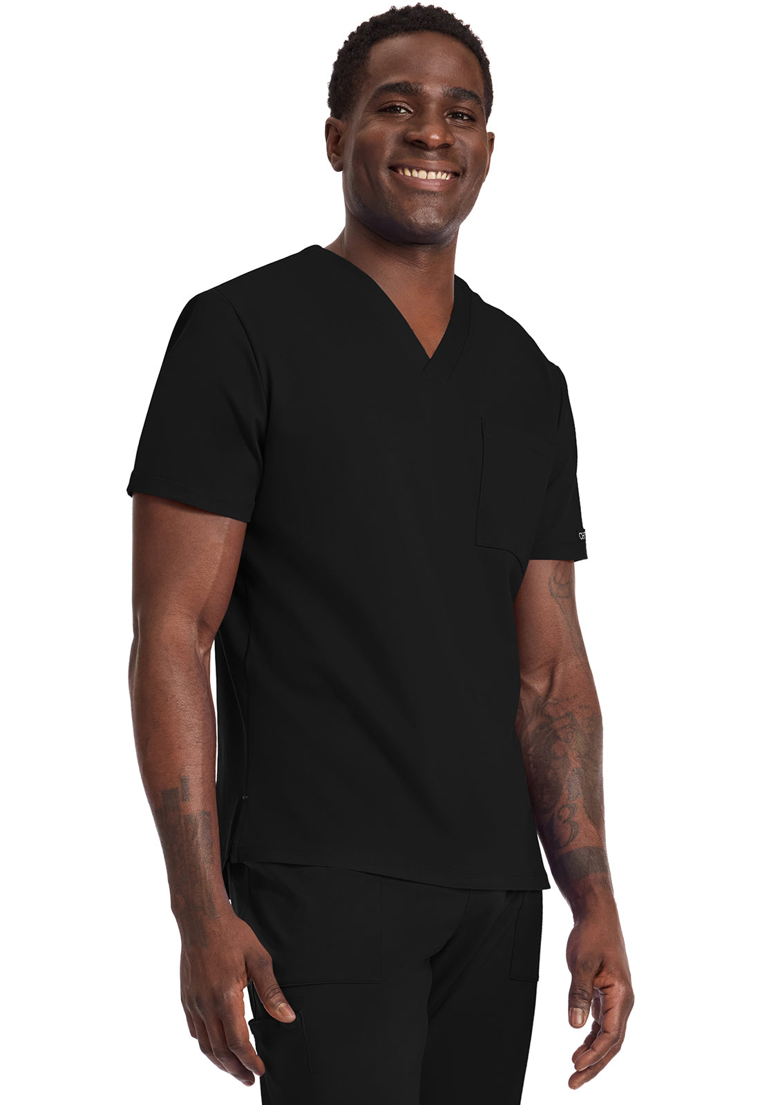 Cherokee Achieve Scrubs Men's Tuck In V Neck Top CK834