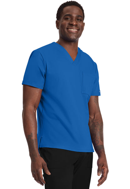 Cherokee Achieve Scrubs Men's Tuck In V Neck Top CK834