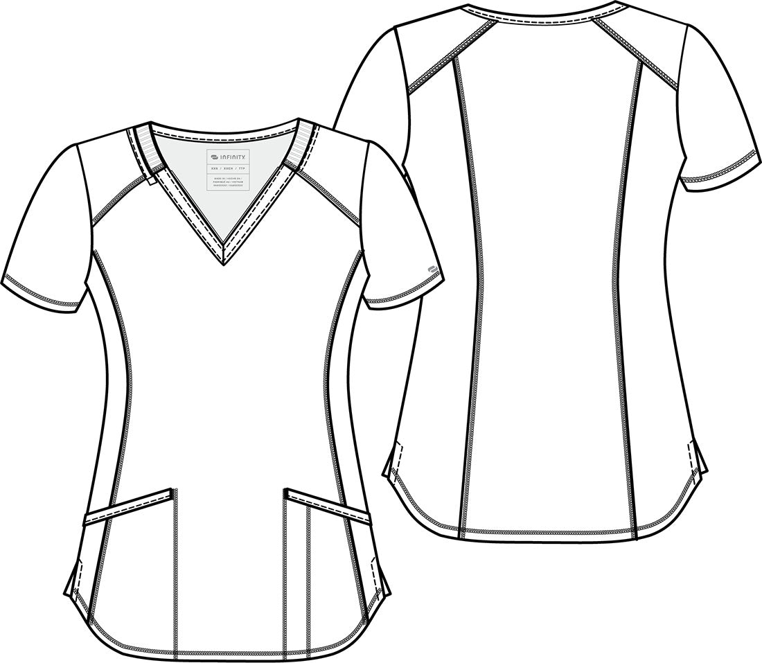 Cherokee Infinity Scrubs V Neck Top CK865A