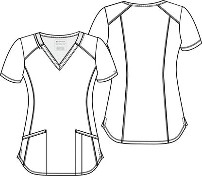 Cherokee Infinity Scrubs V Neck Top CK865A