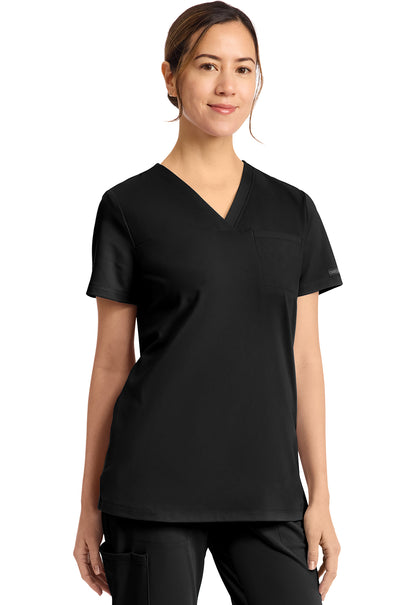 Cherokee Achieve Scrubs Tuck In V Neck Top CK963