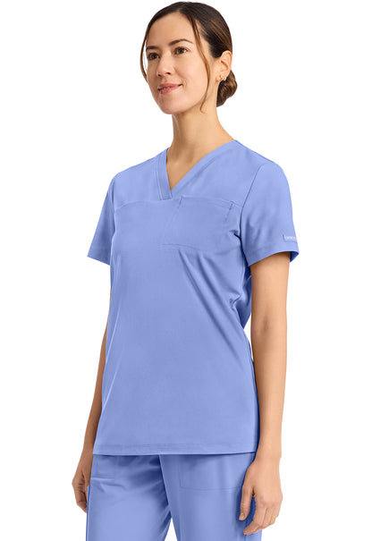 Cherokee Achieve Scrubs Tuck In V Neck Top CK963