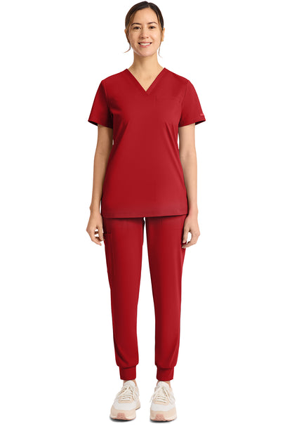 Cherokee Achieve Scrubs Tuck In V Neck Top CK963