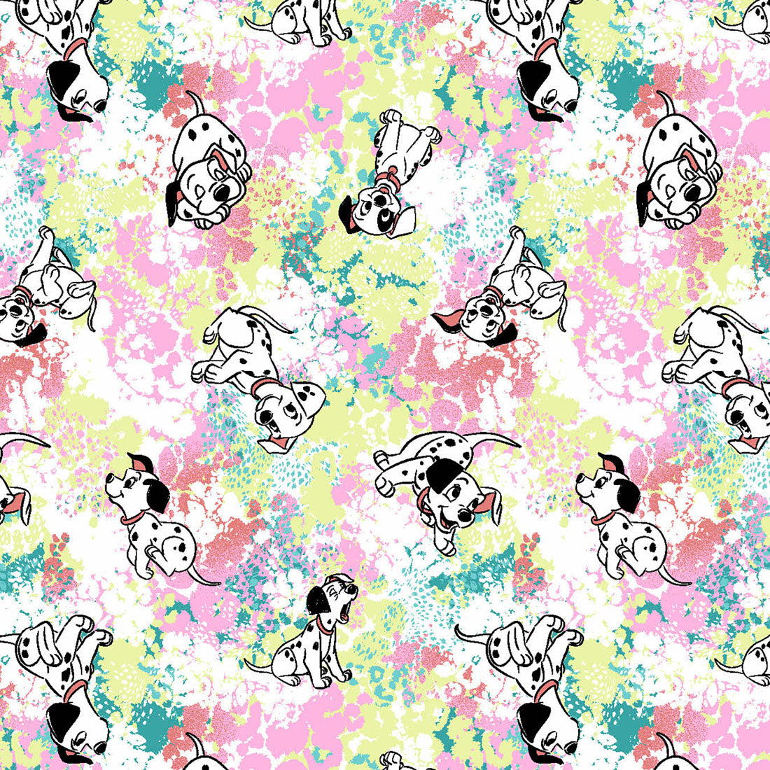 101 Dalmatians Tooniforms Licensed Disney V Neck Scrub Top TF797 DAZP