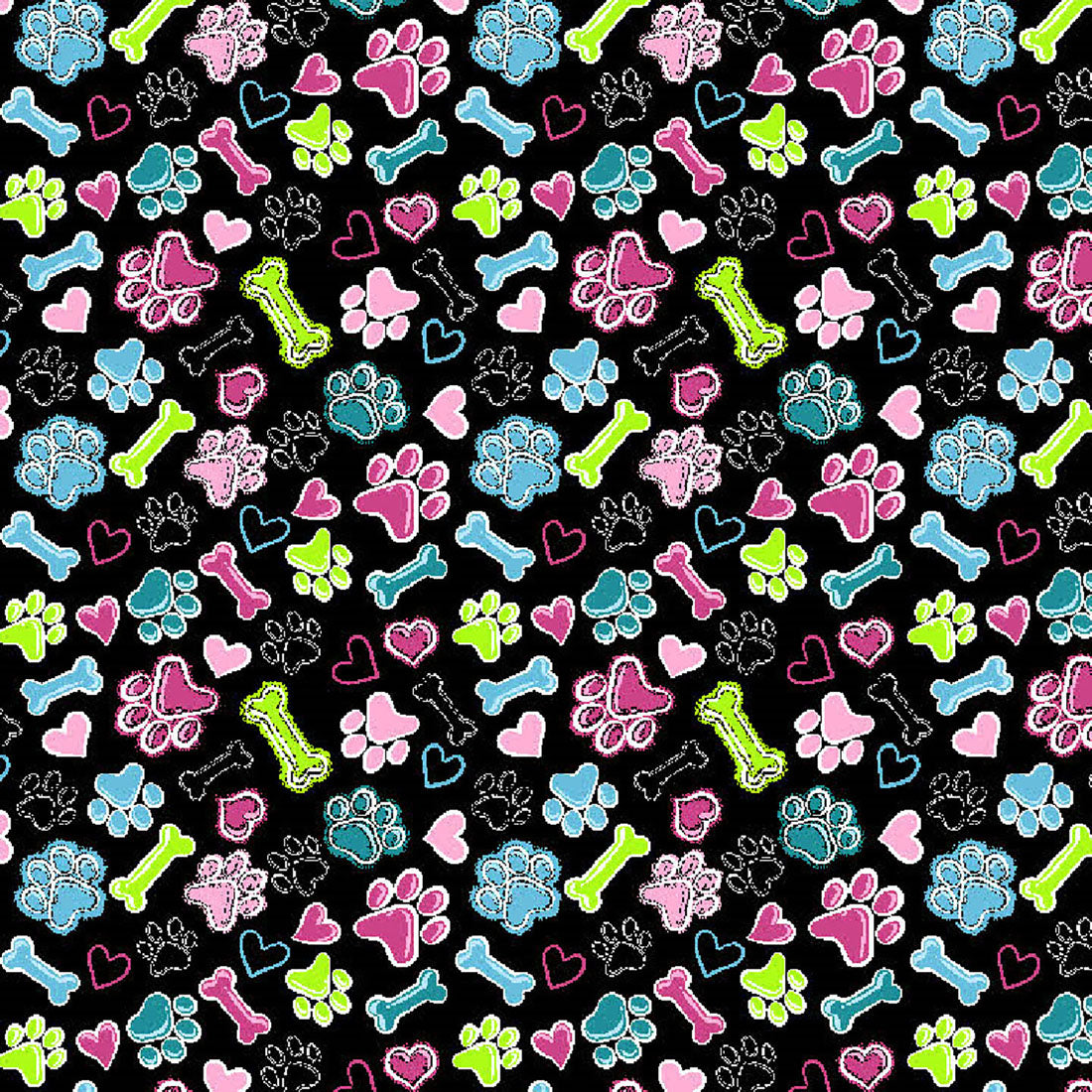 Doggy Doodle Cherokee Print V Neck Scrub Top CK857 DGDD