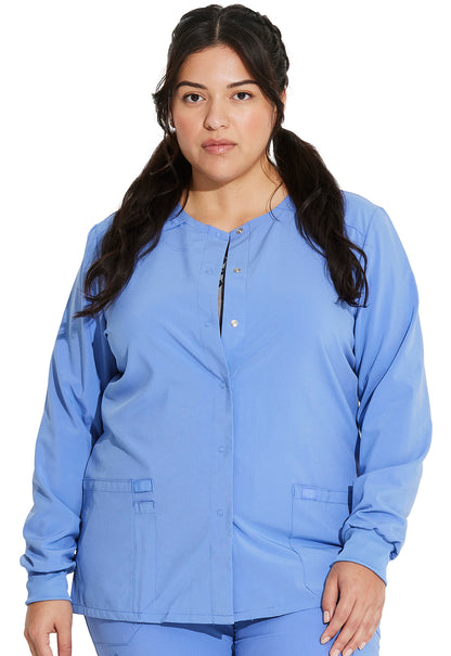 Dickies EDS Essentials Scrubs Snap Front Jacket DK305