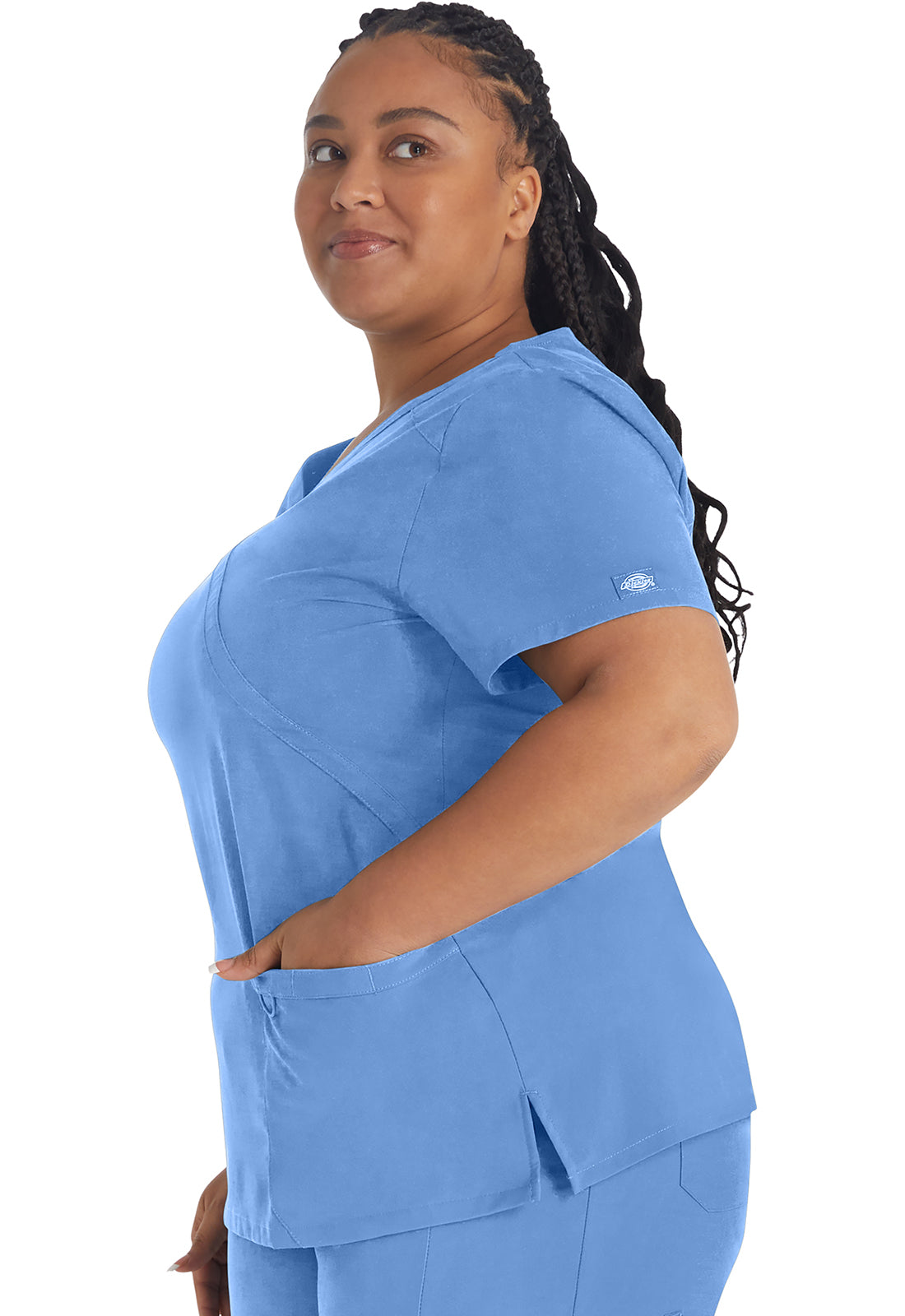 Dickies EDS Essentials Scrubs Mock Wrap Top DK625