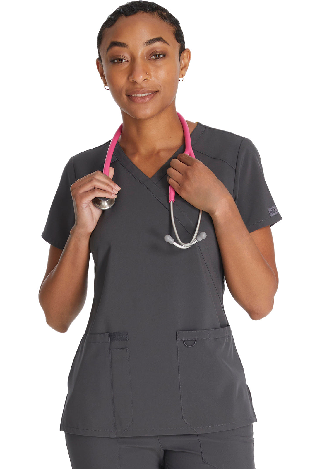 Dickies EDS Essentials Scrubs Mock Wrap Top DK625