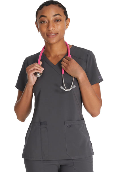 Dickies EDS Essentials Scrubs Mock Wrap Top DK625