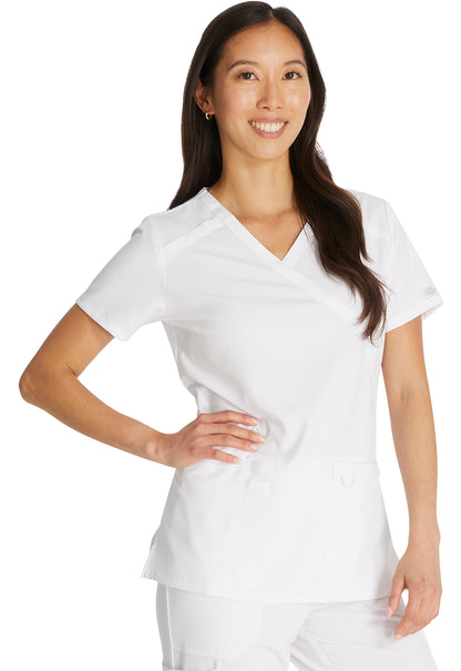 Dickies EDS Essentials Scrubs Mock Wrap Top DK625