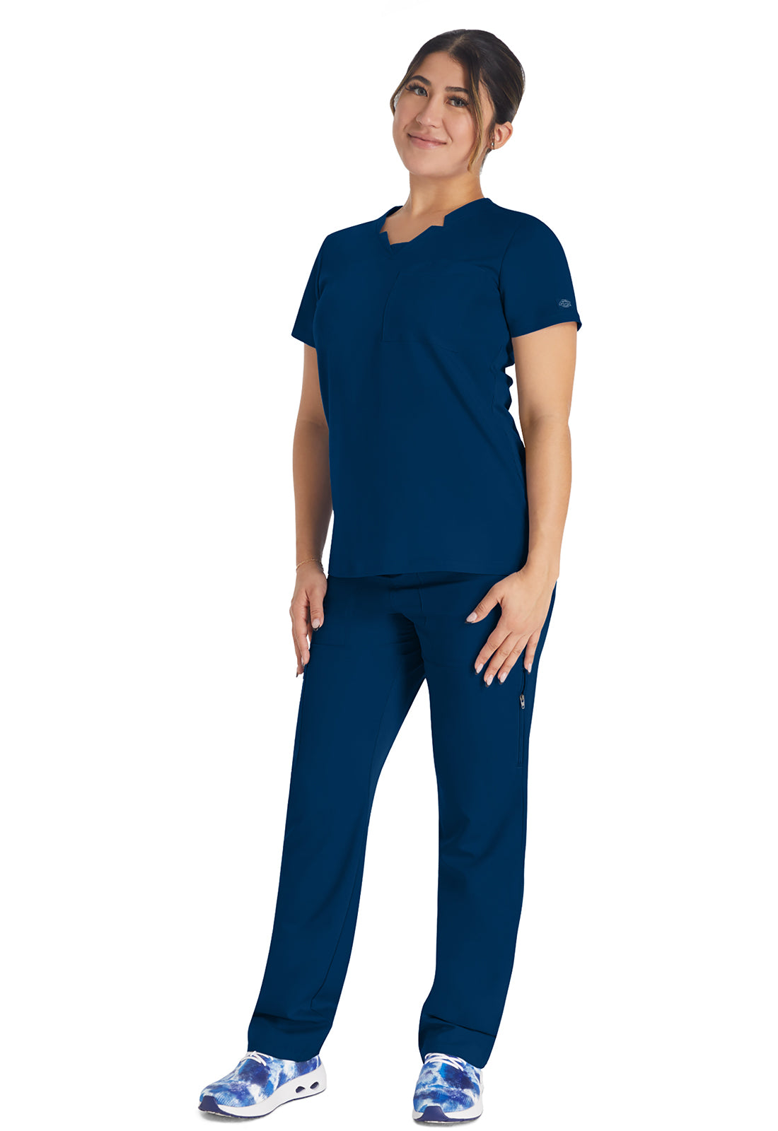 Dickies Balance Scrubs Notched V Neck Top DK671
