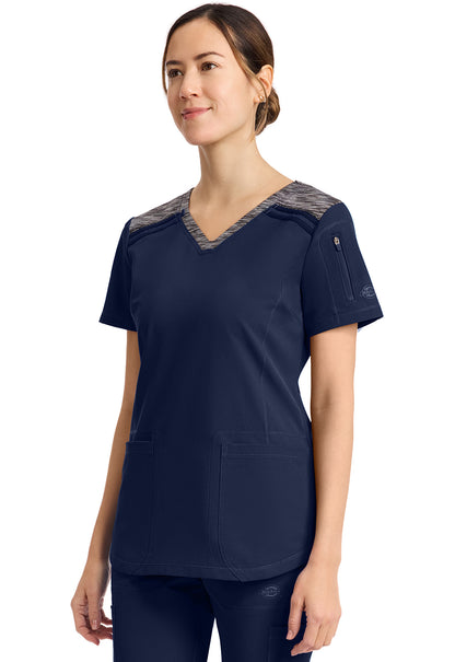 Dickes Dynamix Scrubs V Neck Scrub Top DK740