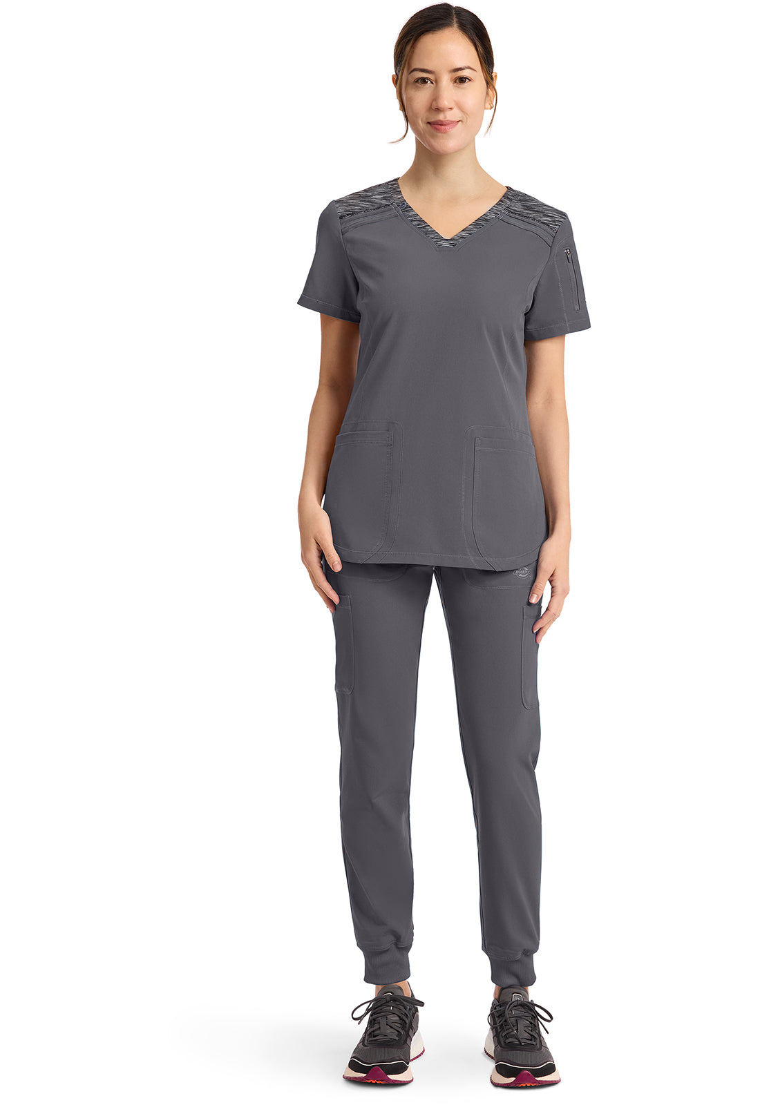 Dickes Dynamix Scrubs V Neck Scrub Top DK740