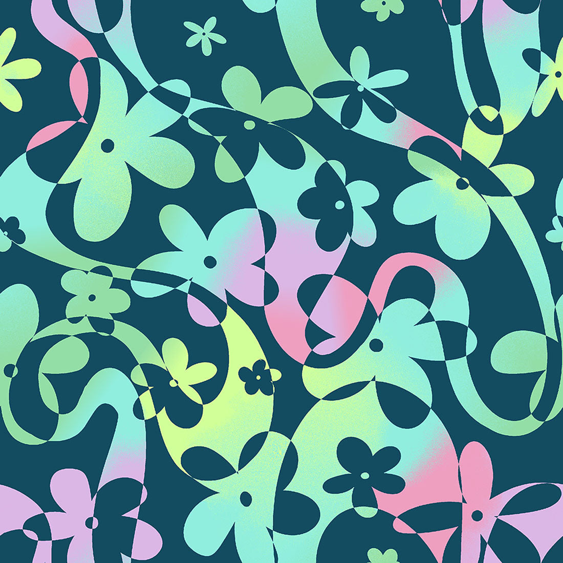 Dizzy Daisy Med Couture Print V Neck Scrub Top MC8564 DZDY