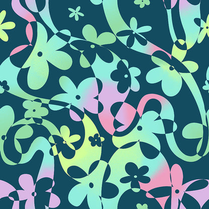 Dizzy Daisy Med Couture Print V Neck Scrub Top MC8564 DZDY