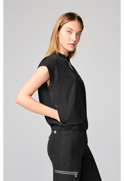Healing Hands 360 Scrubs Mandarin Collar Crop Top HH00014