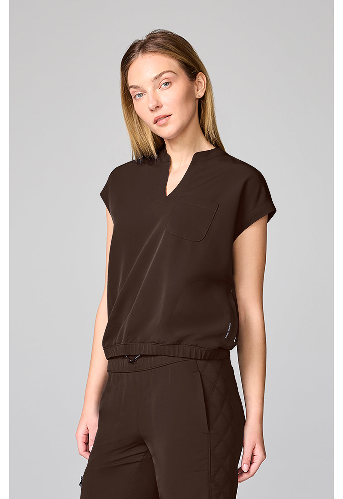 Healing Hands 360 Scrubs Mandarin Collar Crop Top HH00014