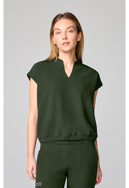 Healing Hands 360 Scrubs Mandarin Collar Crop Top HH00014