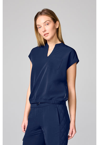 Healing Hands 360 Scrubs Mandarin Collar Crop Top HH00014