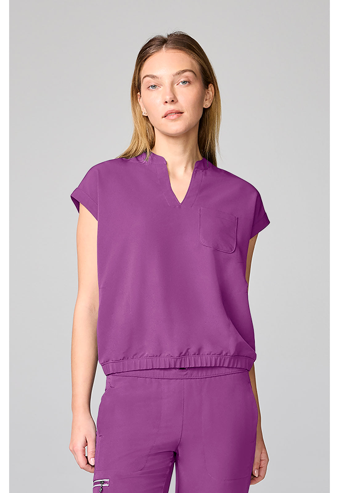 Healing Hands 360 Scrubs Mandarin Collar Crop Top HH00014