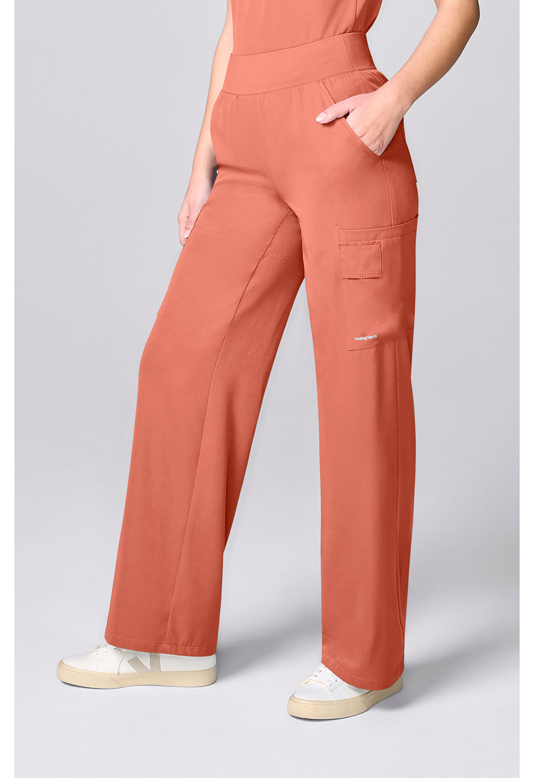 Healing Hands Works Scrubs Ruth Wide Leg Pant HH00045