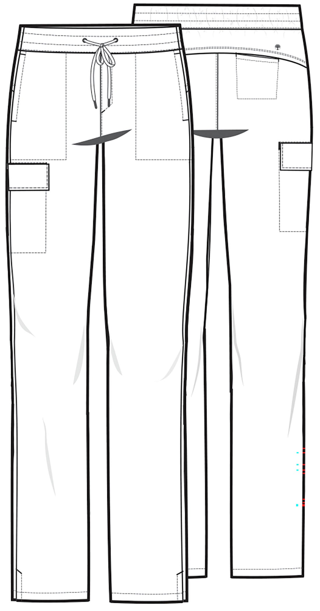 Healing Hands Quest Scrubs Angelo Mens Drawstring Pant HH154S Short