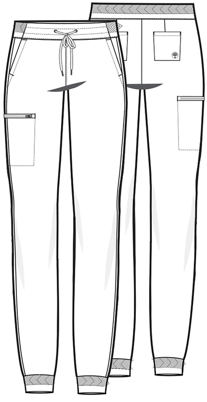 Healing Hands Quest Scrubs Mid Rise Jogger Pant HH155