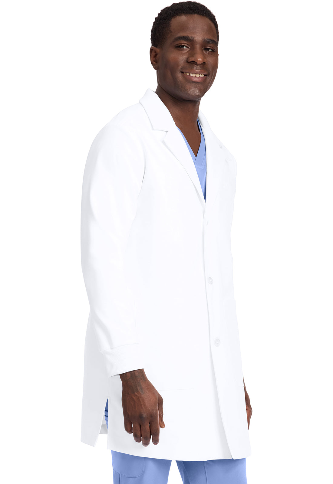 Healing Hands Leland Mens 36.25" Dental Lab Coat HH406