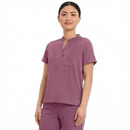 Healing Hands Works Scrubs Macy V Neck Top HH650