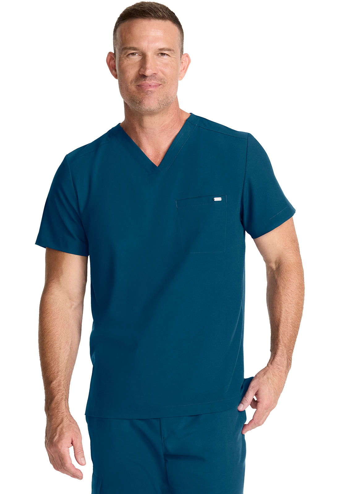 Healing Hands Quest Scrubs Ari Mens V Neck Top HH758