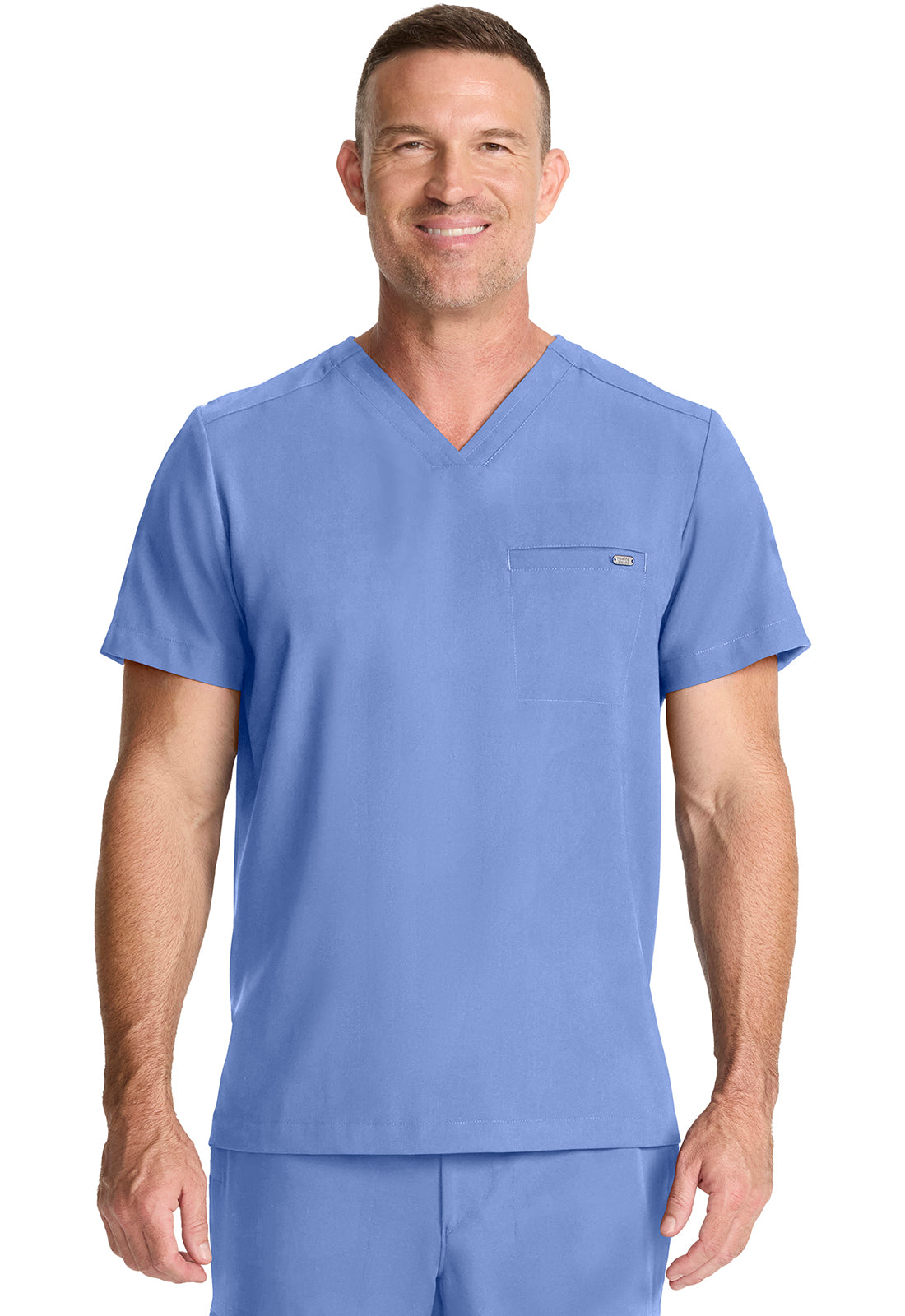 Healing Hands Quest Scrubs Ari Mens V Neck Top HH758