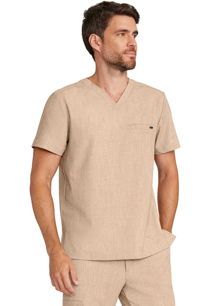 Healing Hands Quest Scrubs Ari Mens V Neck Top HH758