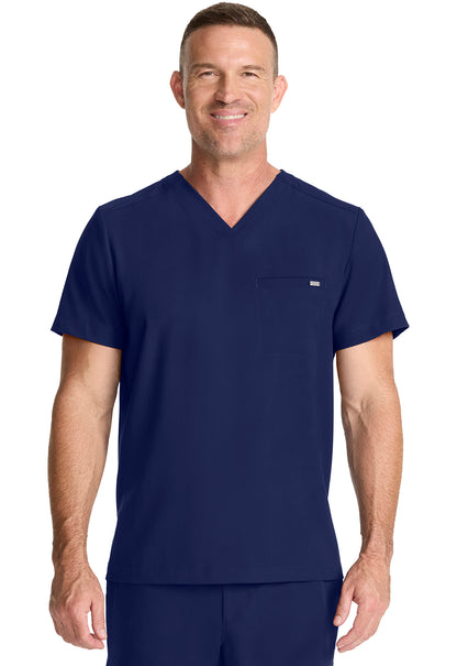 Healing Hands Quest Scrubs Ari Mens V Neck Top HH758