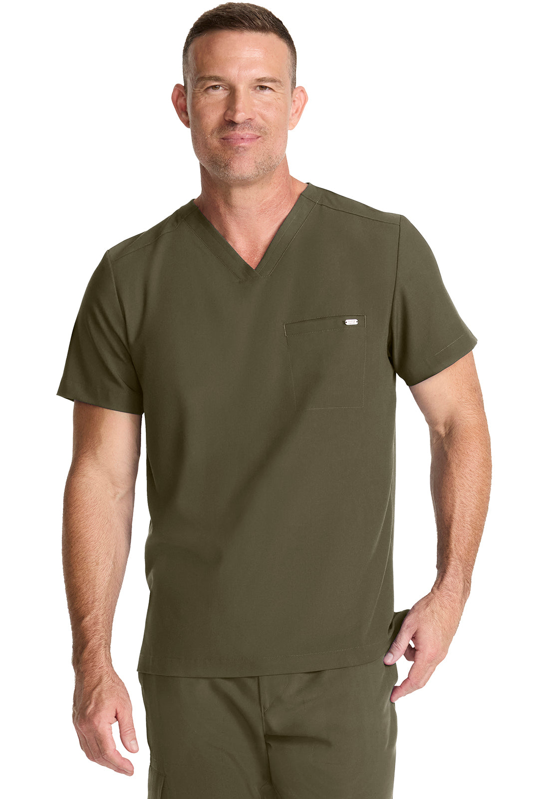 Healing Hands Quest Scrubs Ari Mens V Neck Top HH758