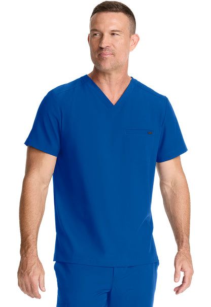 Healing Hands Quest Scrubs Ari Mens V Neck Top HH758