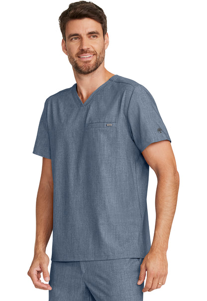 Healing Hands Quest Scrubs Ari Mens V Neck Top HH758