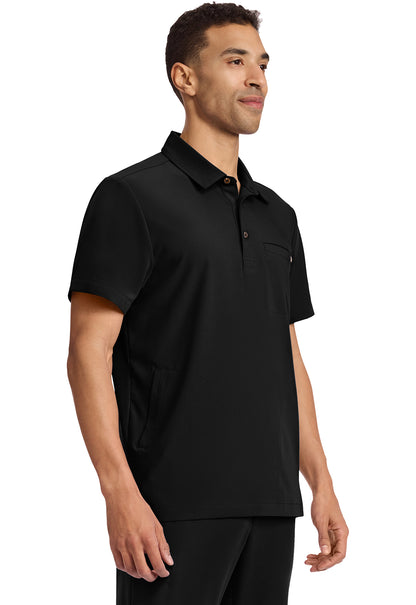 Healing Hands Quest Scrubs Aidan Mens Polo Top HH759
