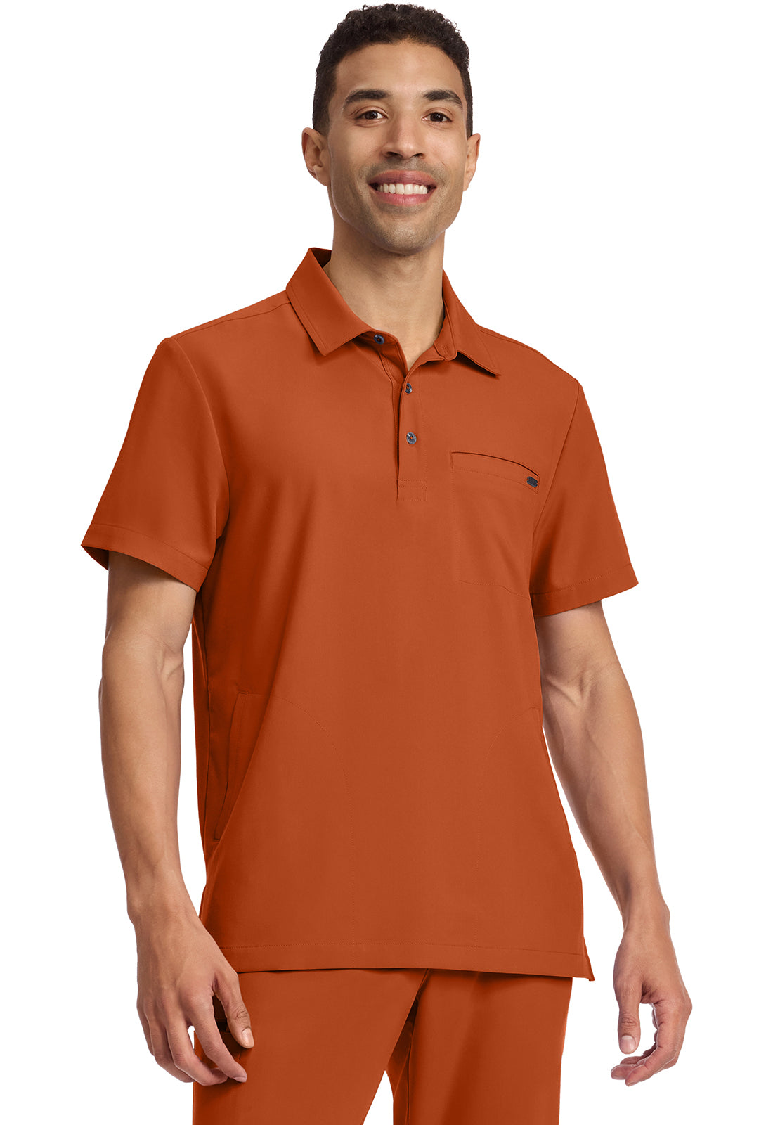 Healing Hands Quest Scrubs Aidan Mens Polo Top HH759